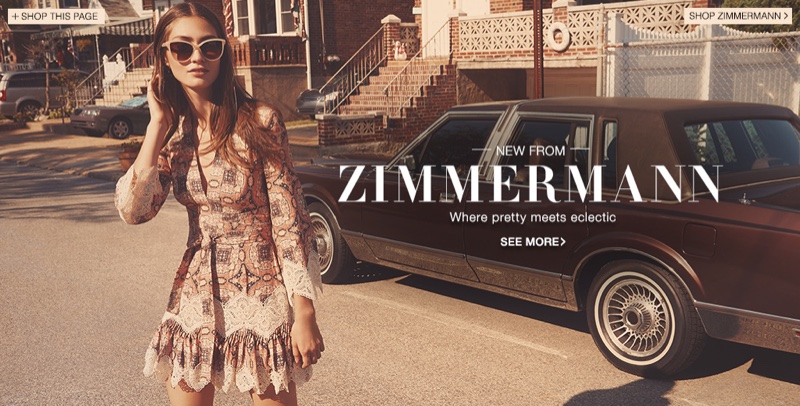 Zimmermann Empire Konya Dress, Oscar de la Renta Short Tassel Earrings, Stella McCartney Cat Eye Sunglasses