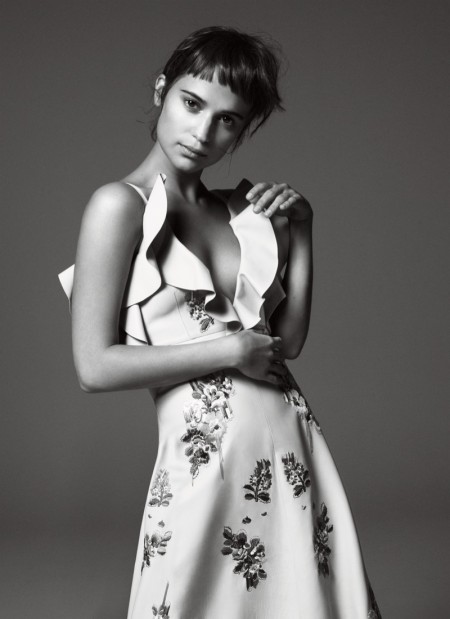 Alicia Vikander Gets First Vogue Cover, Talks Her Breakout Year Alicia Vikander Gets First Vogue Cover, Talks Her Breakout Year