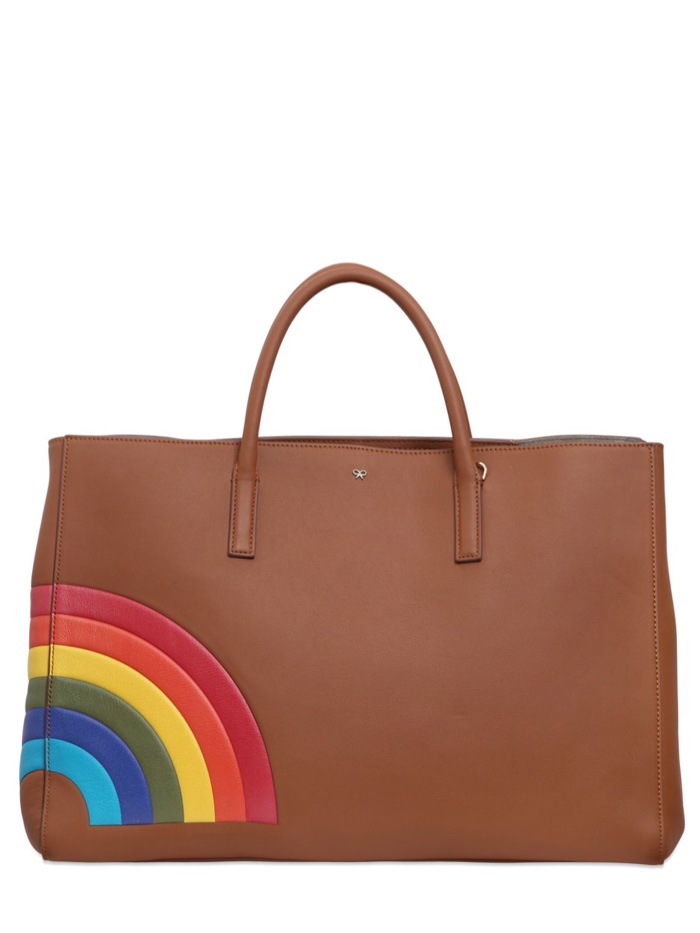 Anya Hindmarch Rainbow Embossed Leather Bag