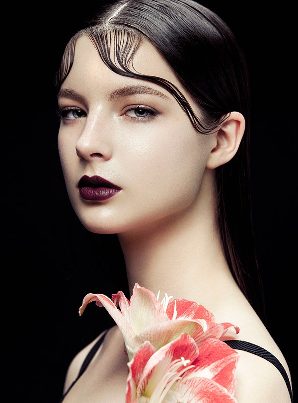 Flowers & Kiss Curls: Zhang Jingna Shoots BAZAAR Vietnam Beauty