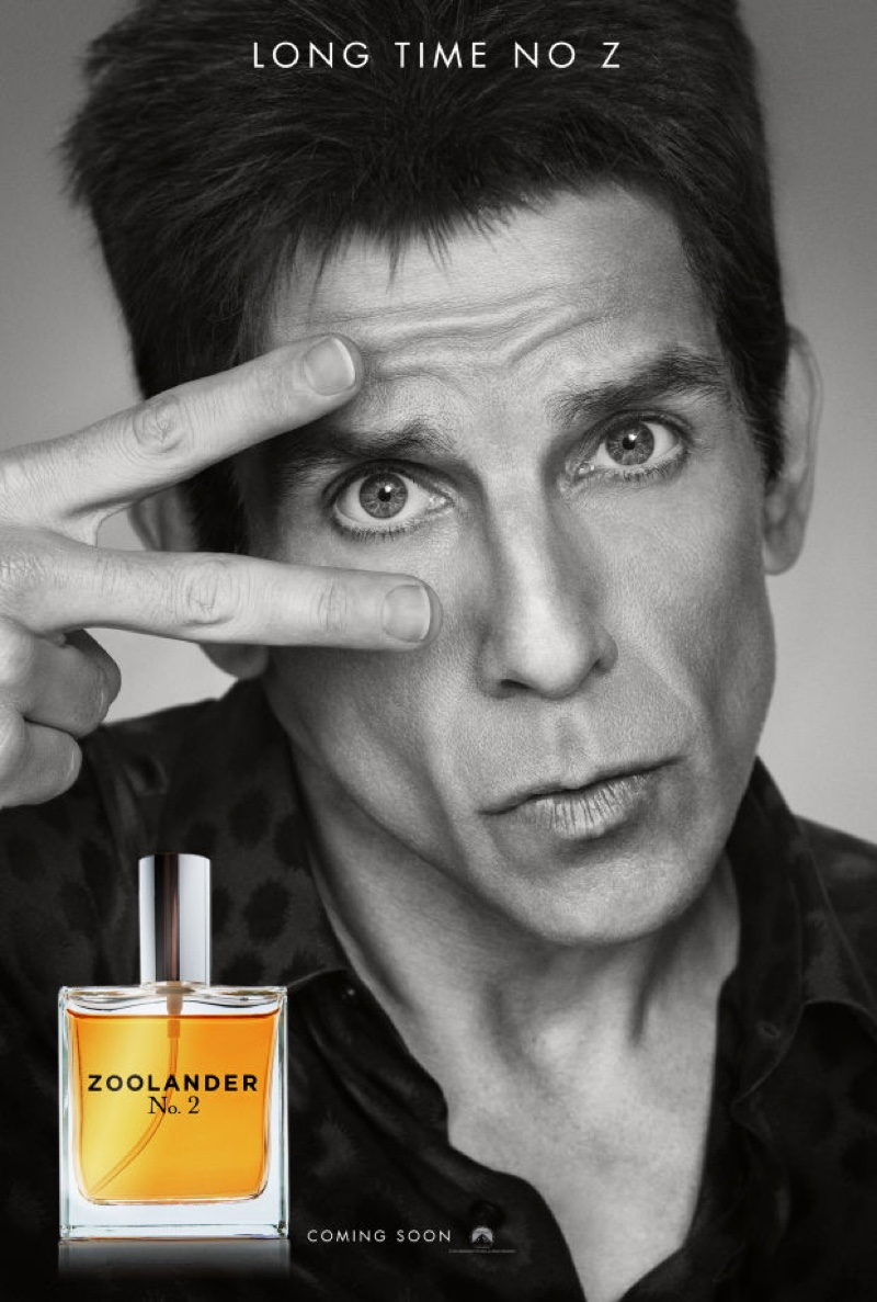 Ben Stiller on Zoolander 2 poster