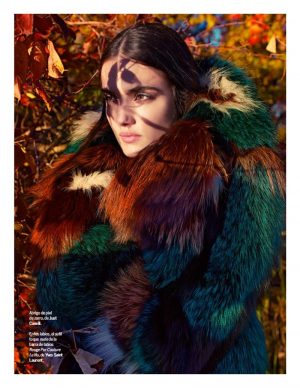 Blanca Padilla Stuns in Colorful Fur Coats for Yo Dona Editorial ...