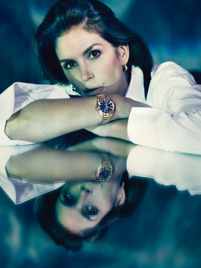 Cindy Crawford stars in Omega Watches campaign