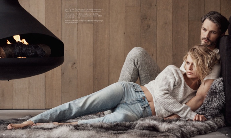 Luxury Magazine: Dean Isidro Shoots His & Hers Cold Weather Looks
