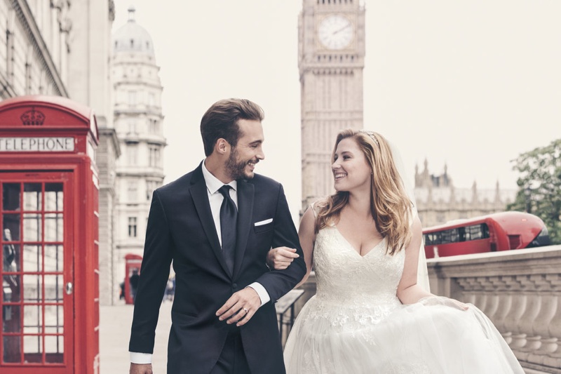 An image from David's Bridal spring 2016 campaign