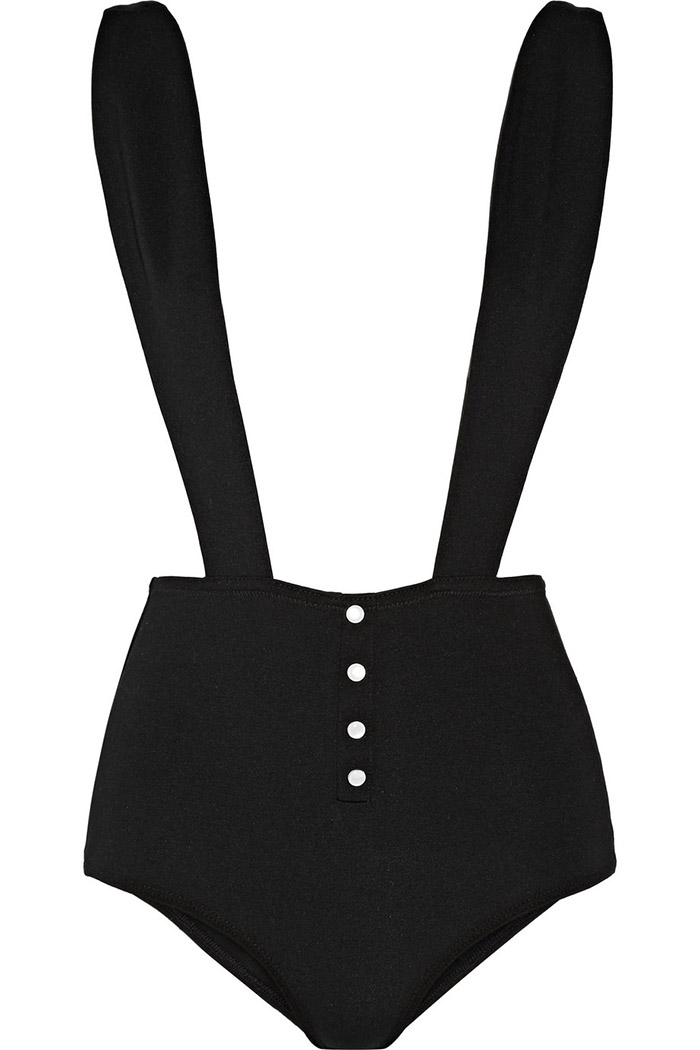 GET THE LOOK: Fleur Du Mal x Playboy bunny ponte bodysuit available at Net-a-Porter