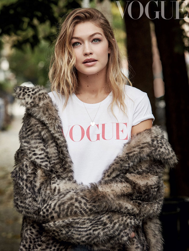 Gigi Hadid stars in Vogue UK's January issue