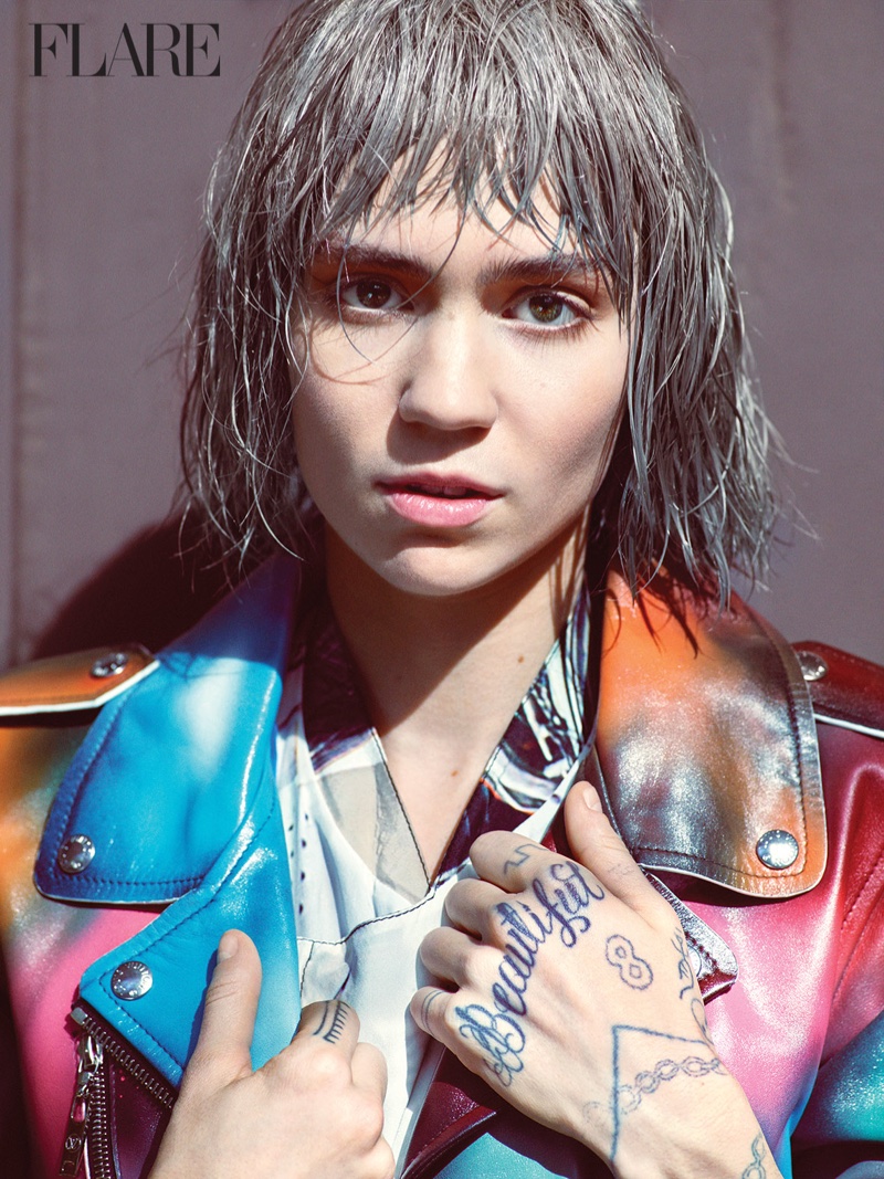 Grimes-Flare-Magazine-Winter-2015-Cover-Photoshoot03