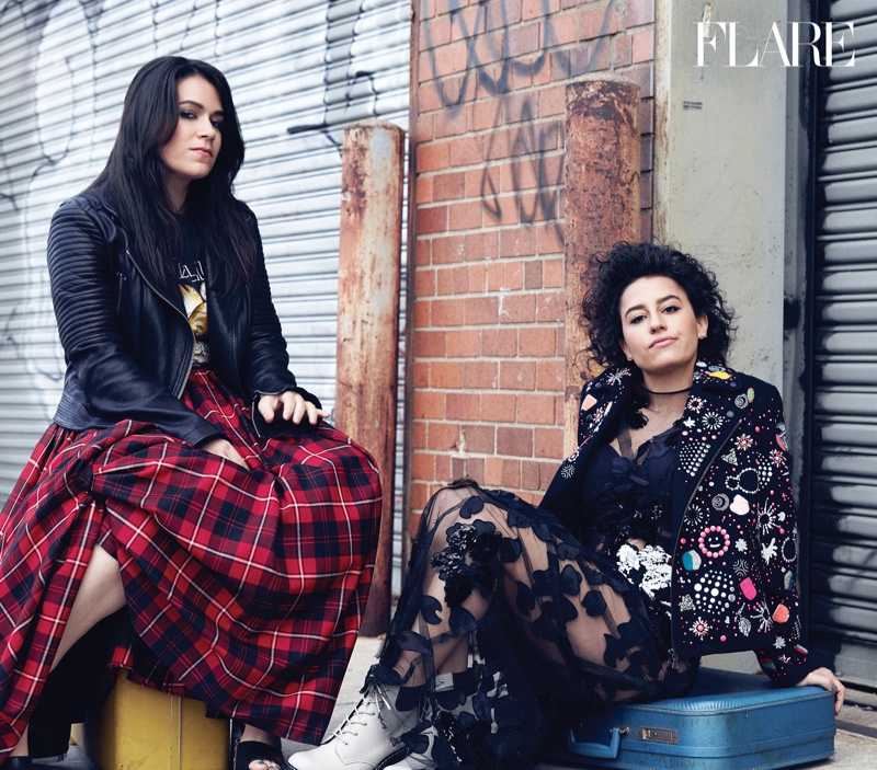 Ilana and Abbi open up about being curvy girls in the magazine