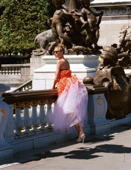 Magdalena Frackowiak Wears Impressive Couture Gowns in ELLE Italy Magdalena Frackowiak Wears Impressive Couture Gowns in ELLE Italy