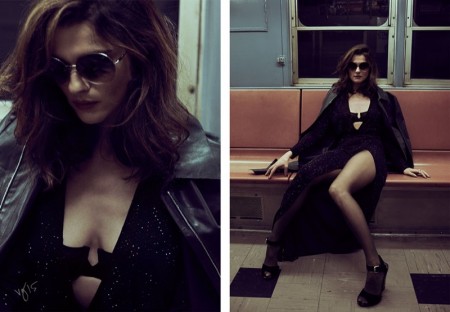 Rachel Weisz Brings Chic Style to the Subway for Violet Grey Rachel Weisz Brings Chic Style to the Subway for Violet Grey