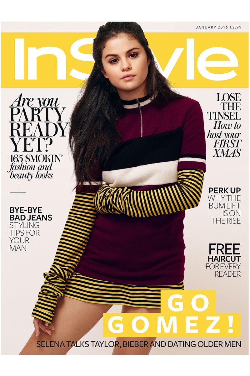 Selena Gomez on InStyle UK January 2016 cover