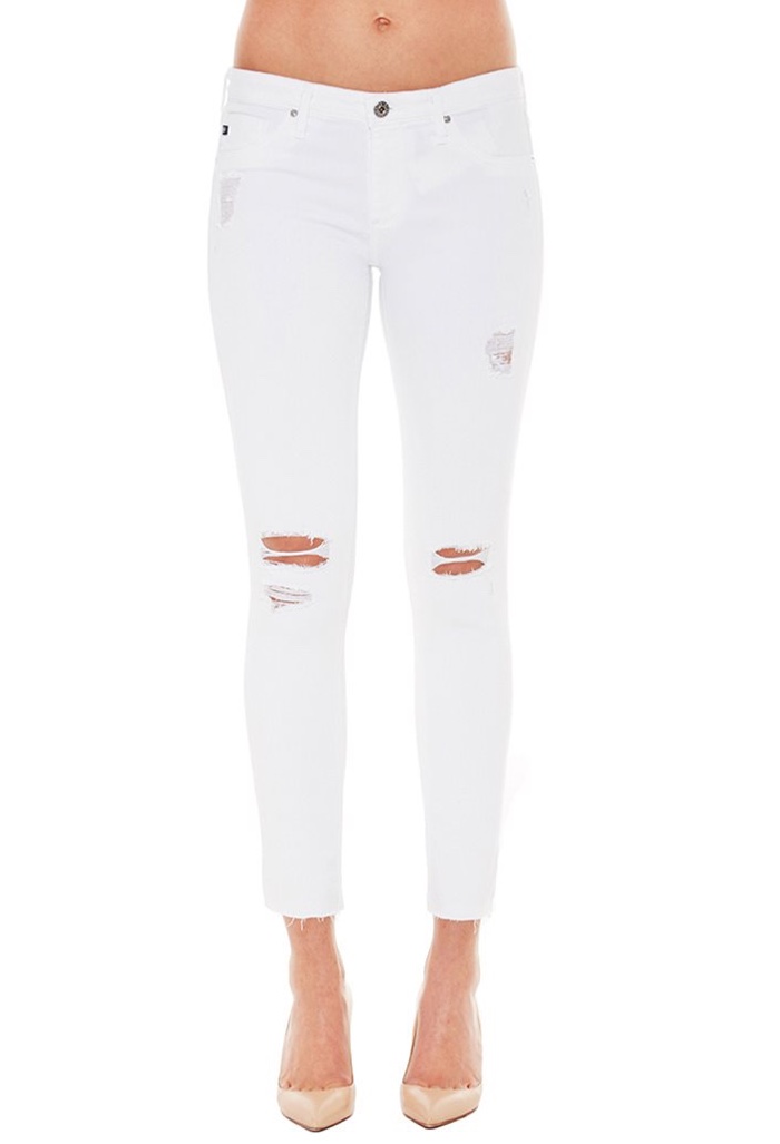 AG Jeans Legging Ankle Length Worn Jeans