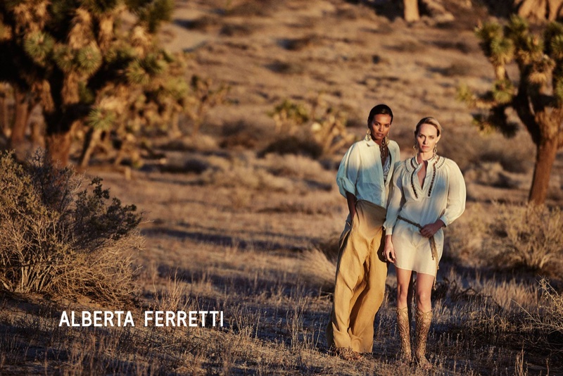 An image from Alberta Ferretti's spring-summer 2016 campaign