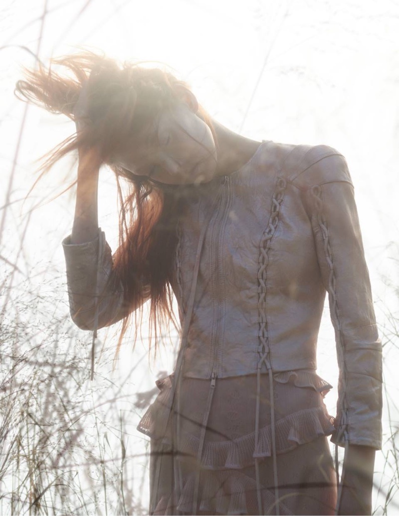 Natalie Westling stars in Alexander McQueen's spring-summer 2016 campaign