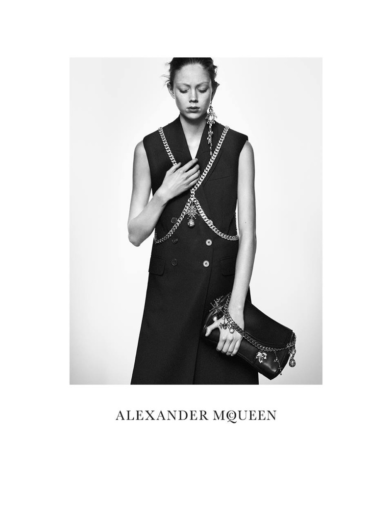 David Sims shoots Alexander McQueen's spring-summer 2016 campaign