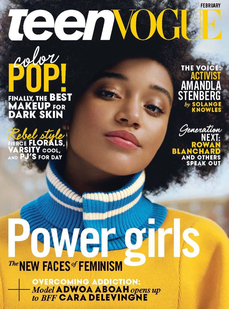 Amandla Stenberg on Teen Vogue February 2016 cover
