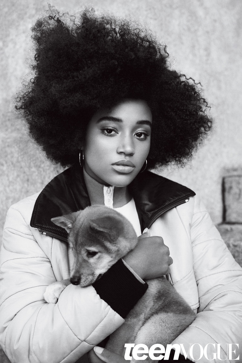 Amandla Stenberg was interviewed by Solange Knowles for the feature