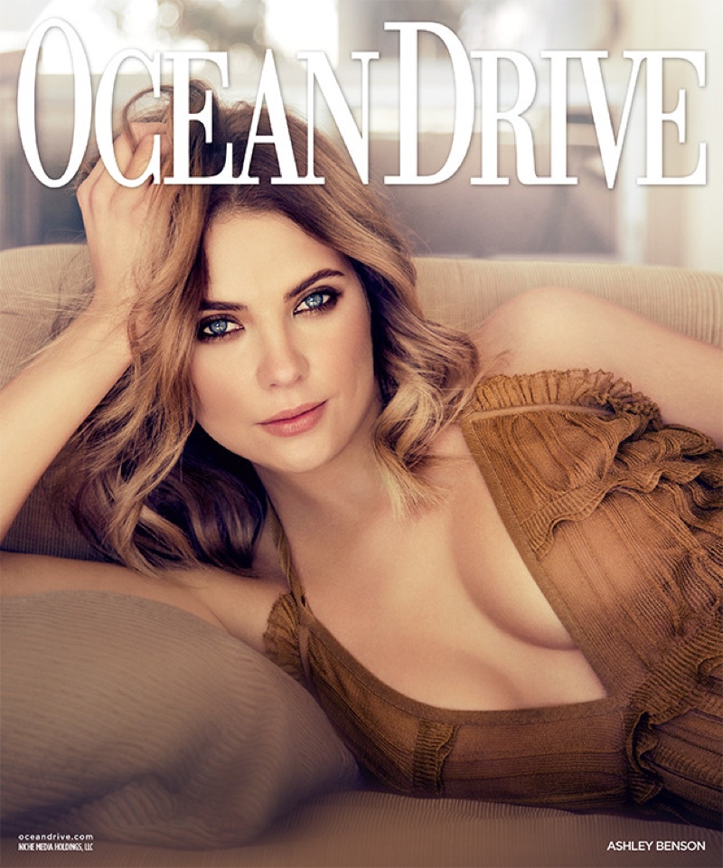 Ashley Benson on Ocean Drive January 2016 cover