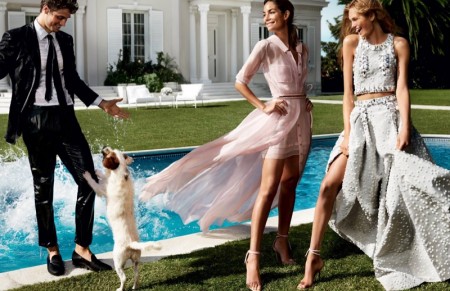 Lily Aldridge Goes Poolside for Carolina Herrera’s Spring Ads Lily Aldridge Goes Poolside for Carolina Herrera’s Spring Ads