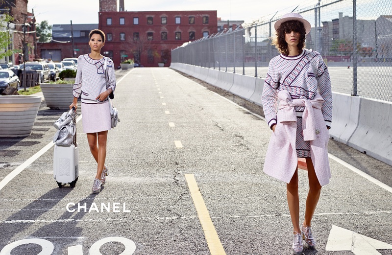 Lineisy Montero and Mica Arganaraz star in Chanel's spring-summer 2016 campaign