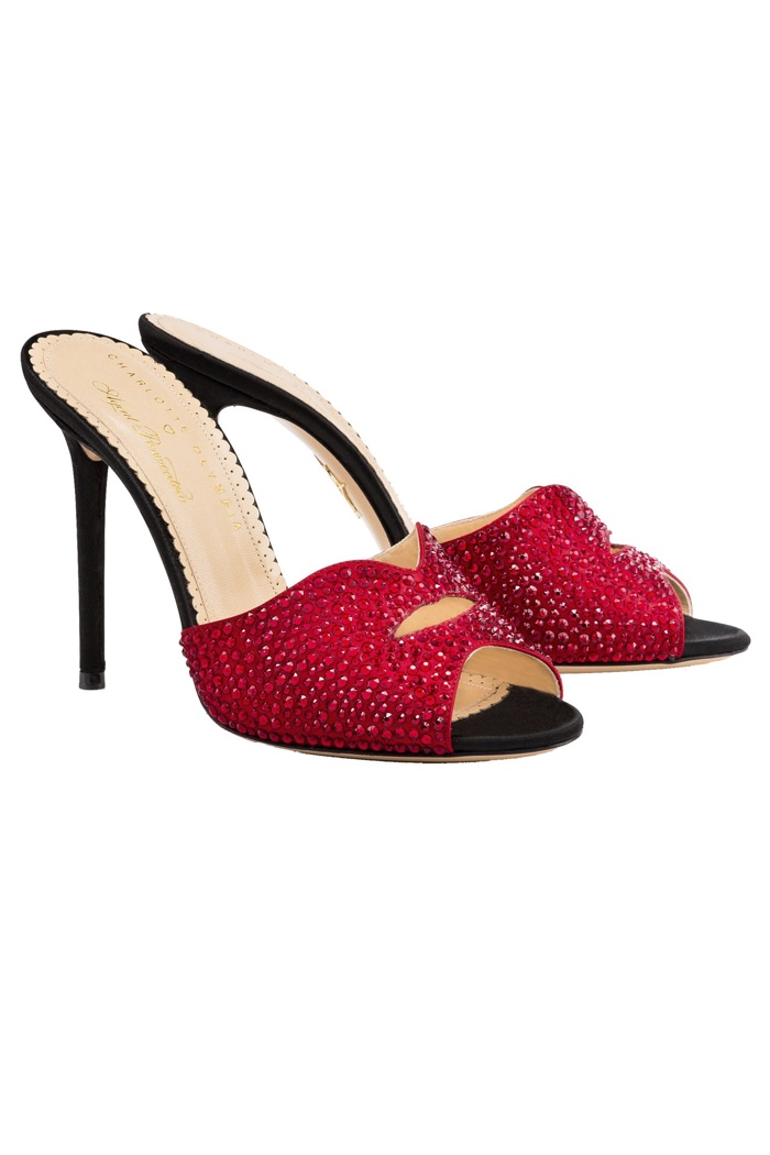 Charlotte Olympia x Agent Provocateur Red Sandals