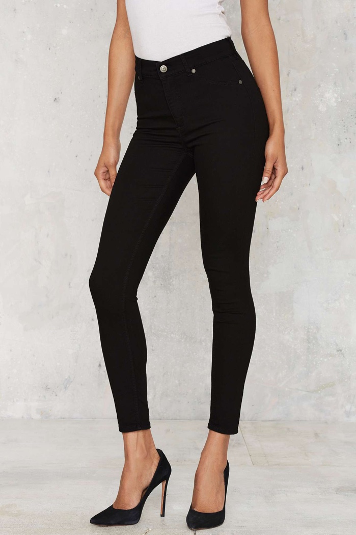 Cheap Monday High Spray On Skinnies in Black