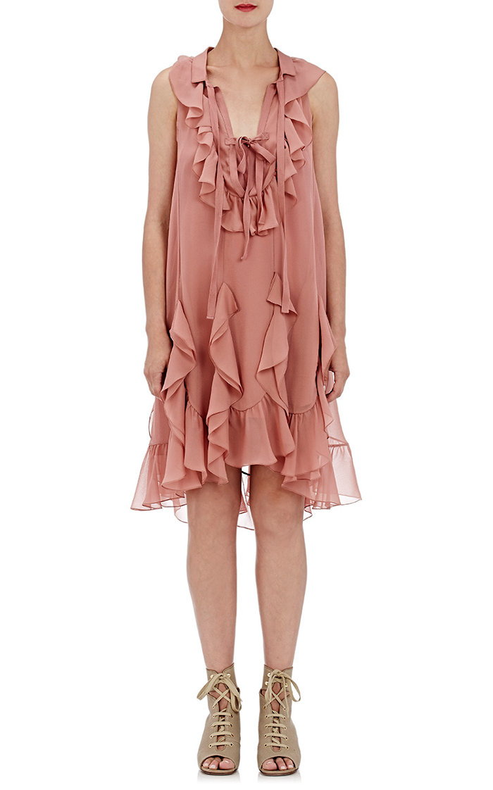 Chloe Sleeveless Ruffle Dress