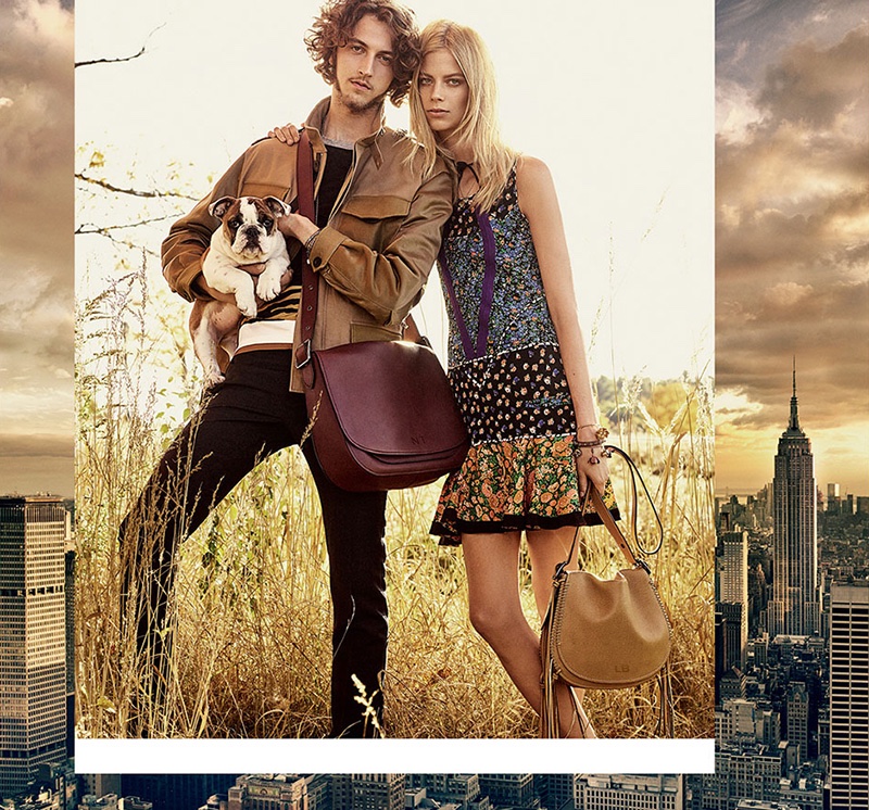 Niels Trispel and Lexi Boling star in Coach's spring-summer 2016 campaign