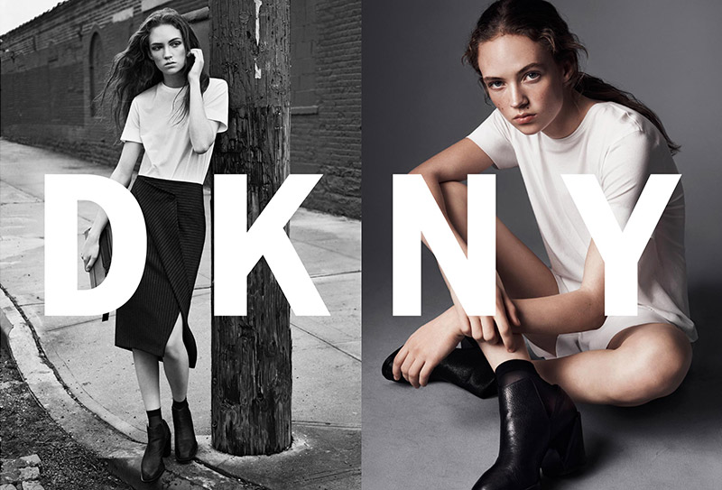 Adrienne Jüliger stars in DKNY's spring-summer 2016 campaign