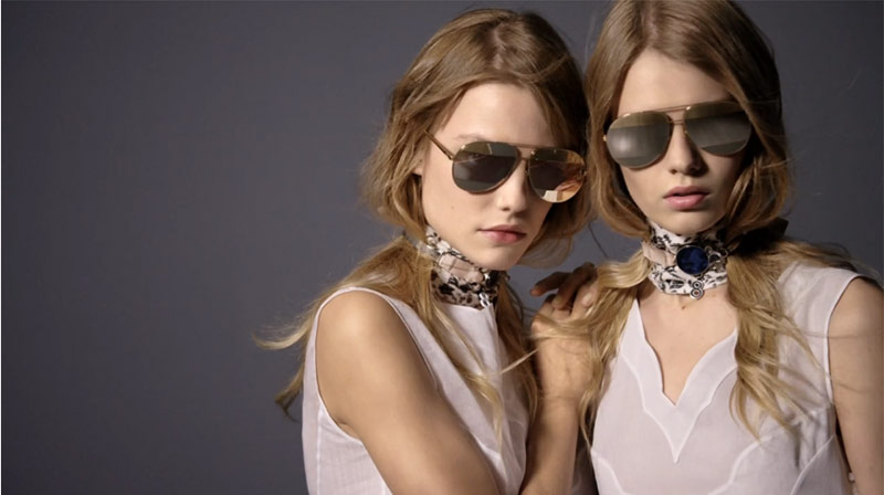 A screen cap of Dior's spring 2016 campaign film