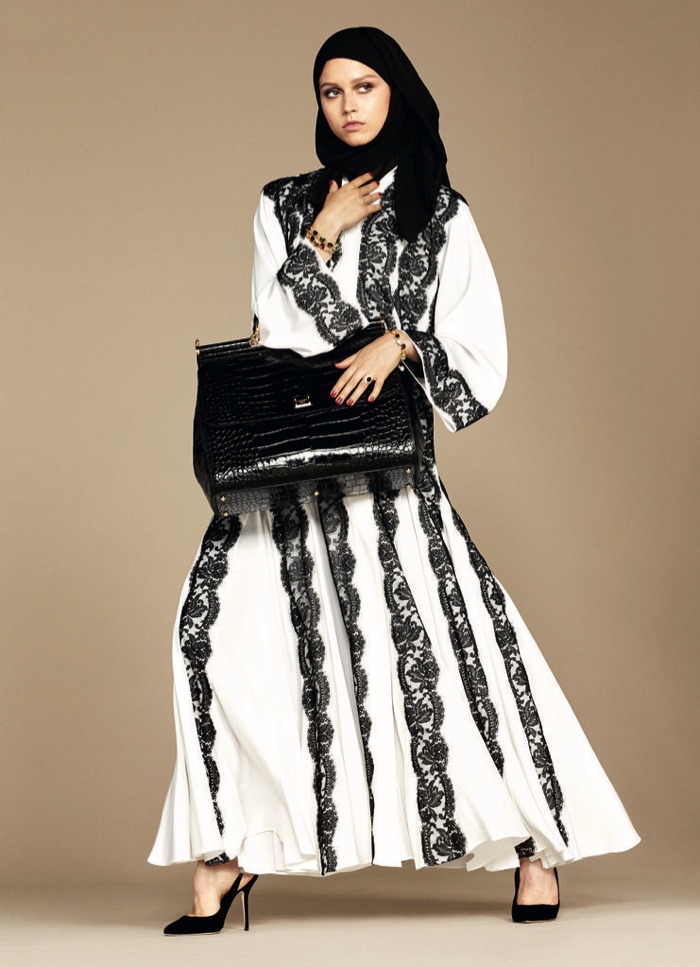 An image from Dolce & Gabbana's hijab and abaya collection