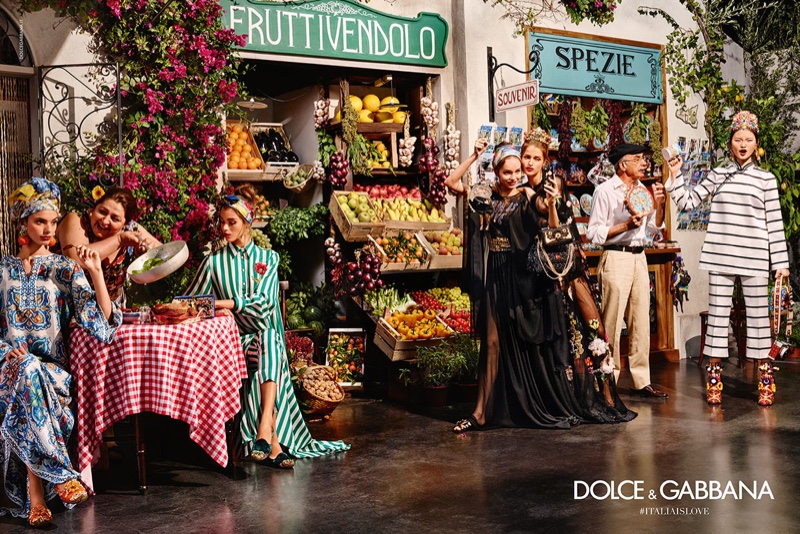 An image from Dolce & Gabbana's spring-summer 2016 campaign