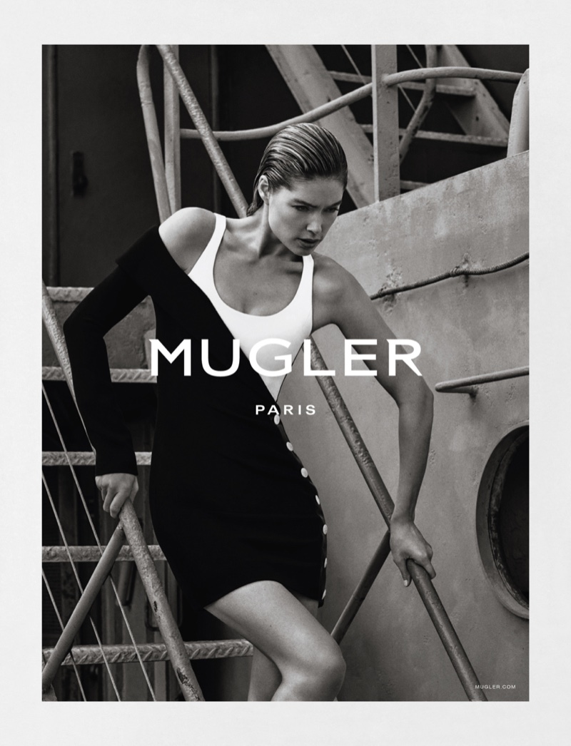 Doutzen Kroes stars in Mugler's spring-summer 2016 campaign