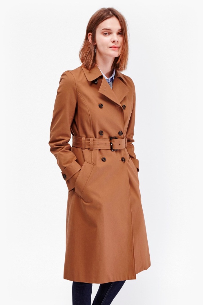 French Connection Canyon Twill Trench Coat