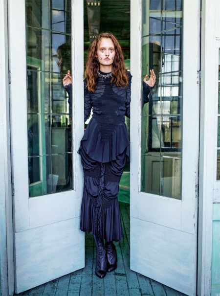 The New Gothic: Grazia Italy Embraces Dark & Romantic Fashions