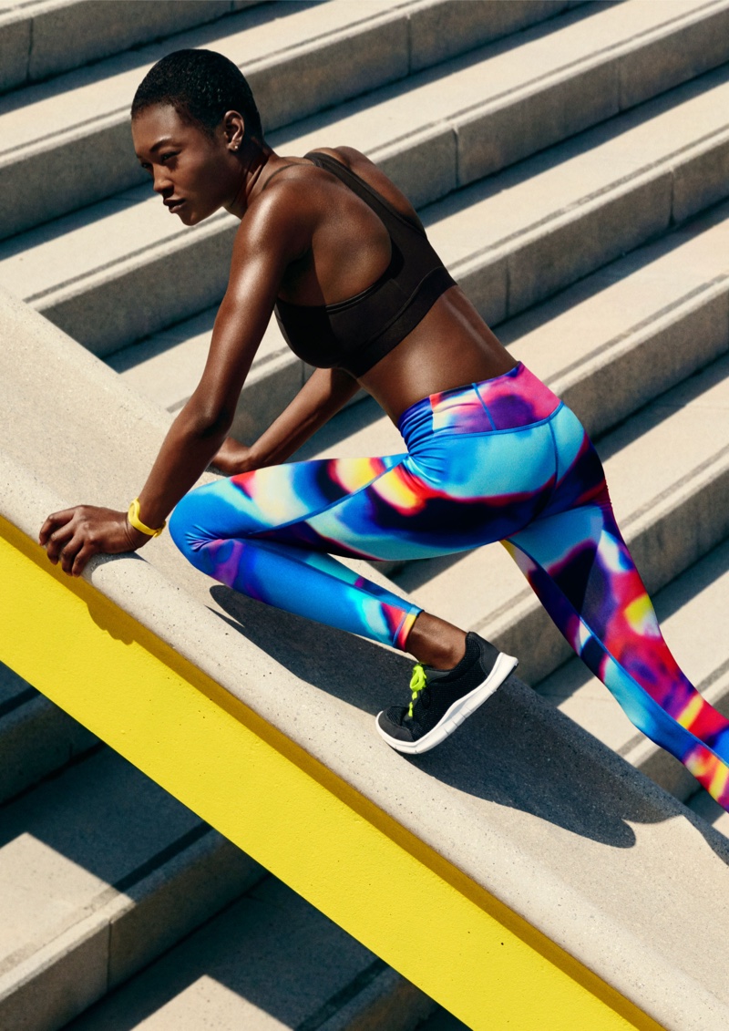 Betty Adewole stars in H&M Sport's spring-summer 2016 campaign