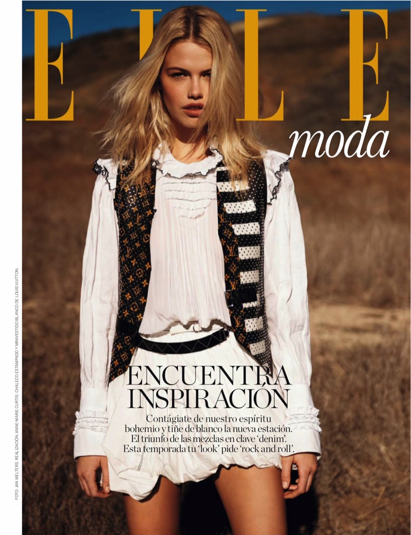 Hailey Clauson stars in ELLE Spain's February issue