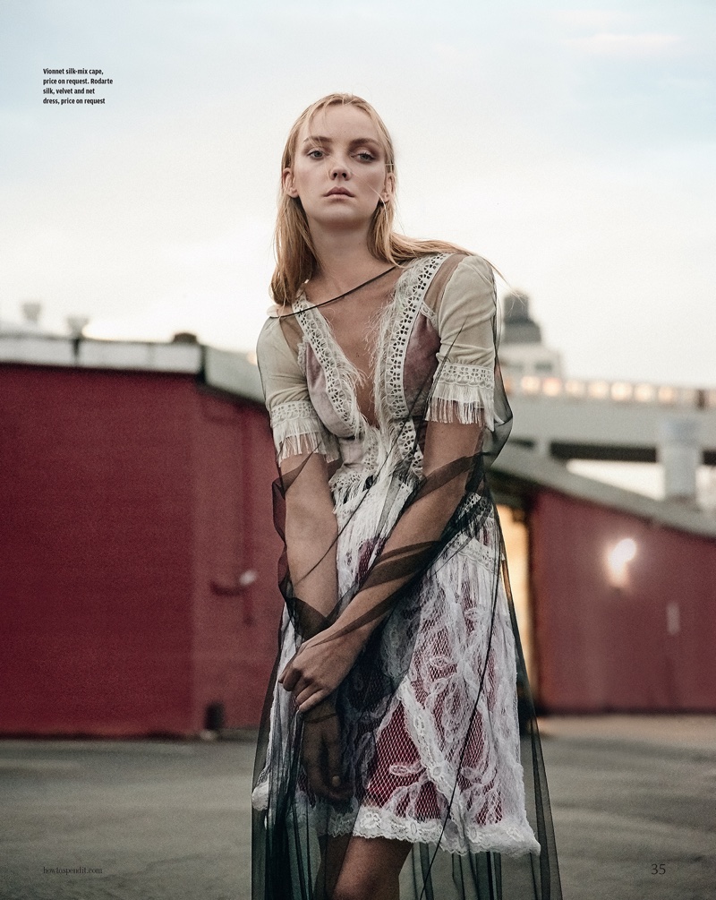 Clear Cut: Heather Marks Models Sheer Style in How to Spend It