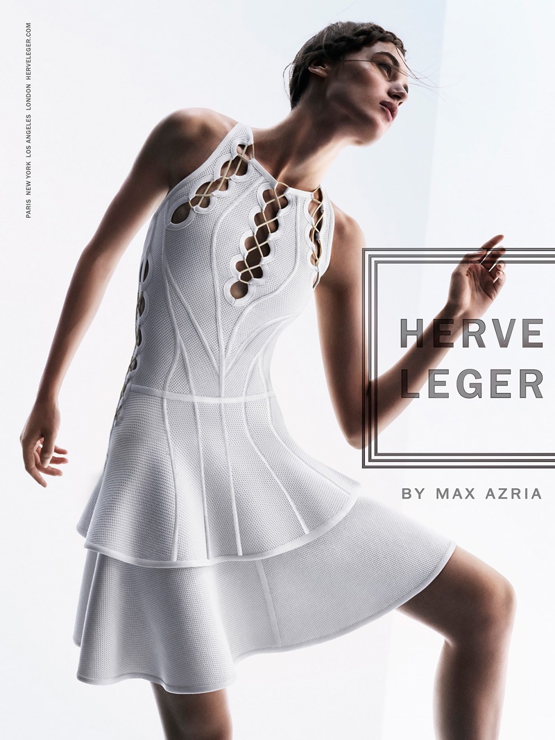 An image from Herve Leger's spring 2016 campaign