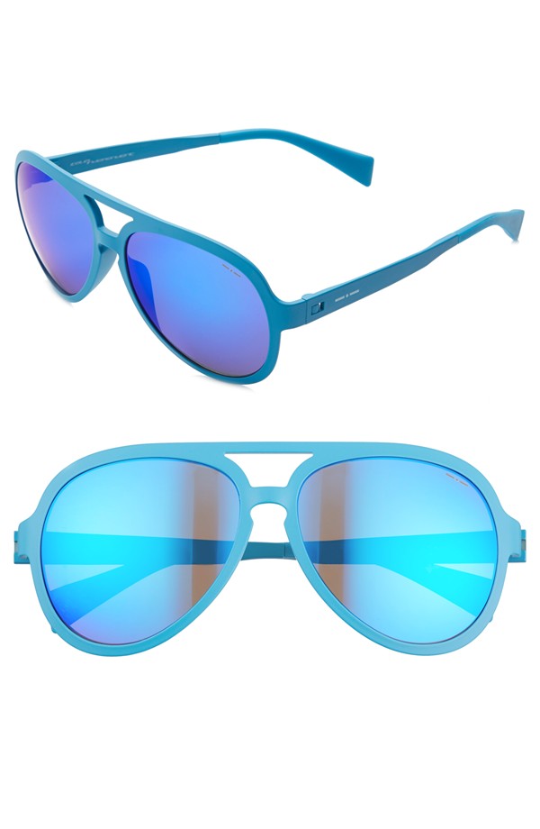 Italia Independent Mirrored Aviator Sunglasses
