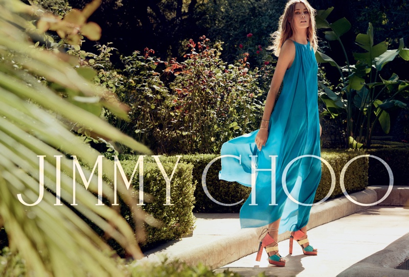 Nadja Bender stars in Jimmy Choo's spring-summer 2016 campaign