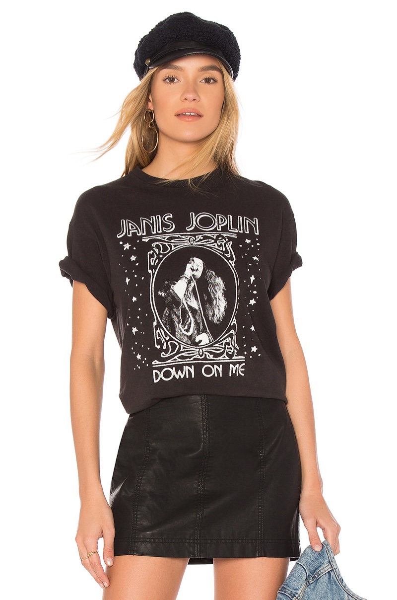 Junk Food Janis Joplin Down On Me Tee $40