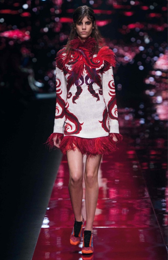 A look from Just Cavalli's winter 2015 collection