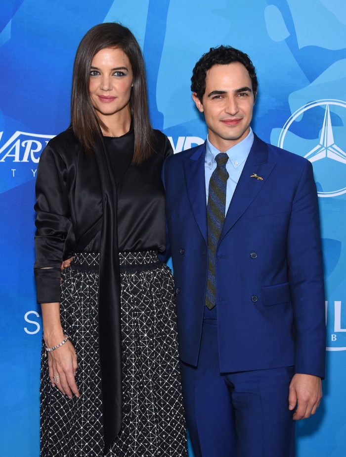 NOVEMBER 2015: Katie Holmes and Zac Posen attend Variety Magazine and WWD Stylemakers event. Photo: DFree / Shutterstock.com