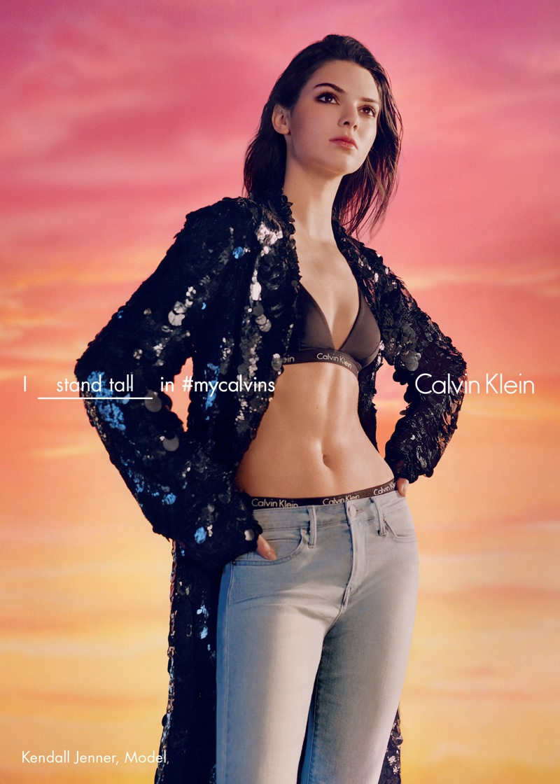Kendall Jenner stars in Calvin Klein's spring 2016 campaign