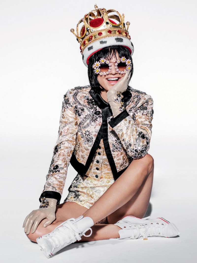 Kendall Jenner Channels Club Kid Fashion in Vogue Brazil 