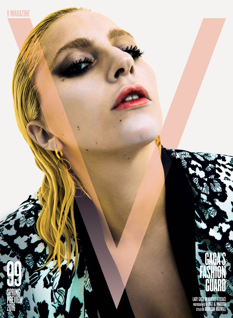 Lady Gaga on V Magazine #99 Cover. Photo: Photo: Inez & Vinoodh