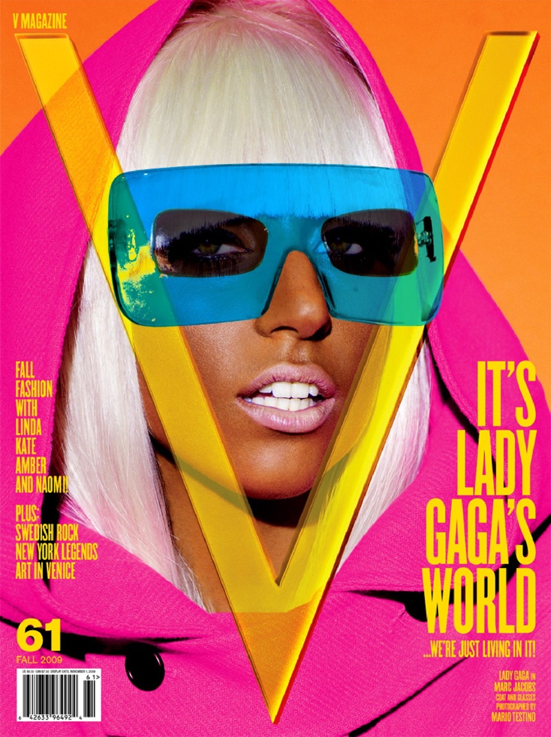 2009: Lady Gaga on V Magazine #61 cover