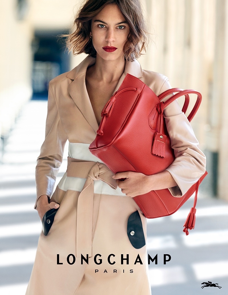 Alexa Chung stars in Longchamp's spring-summer 2016 campaign